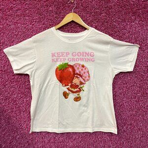Strawberry Short Cake Keep Going Keep Growing Cute T-Shirt XL